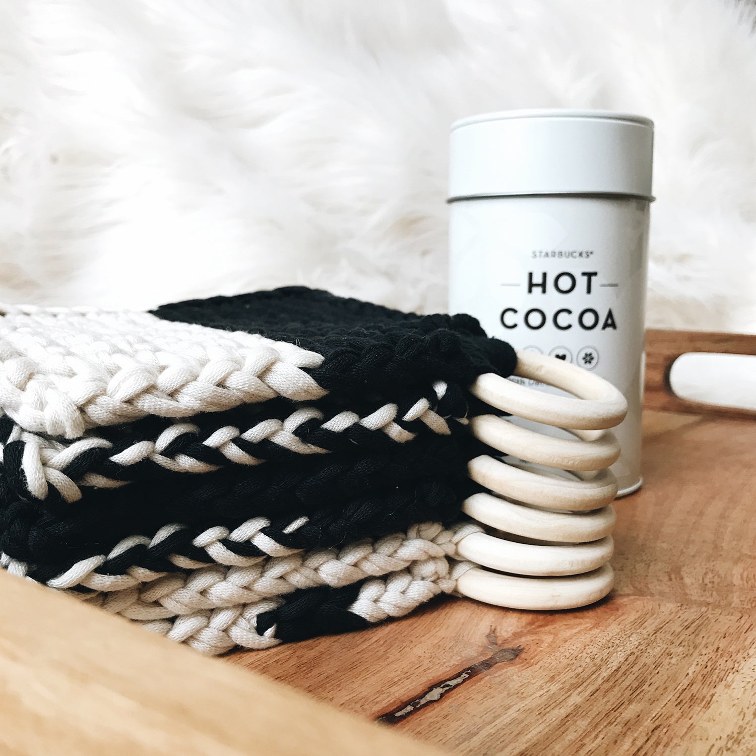 Knit Croix Coasters